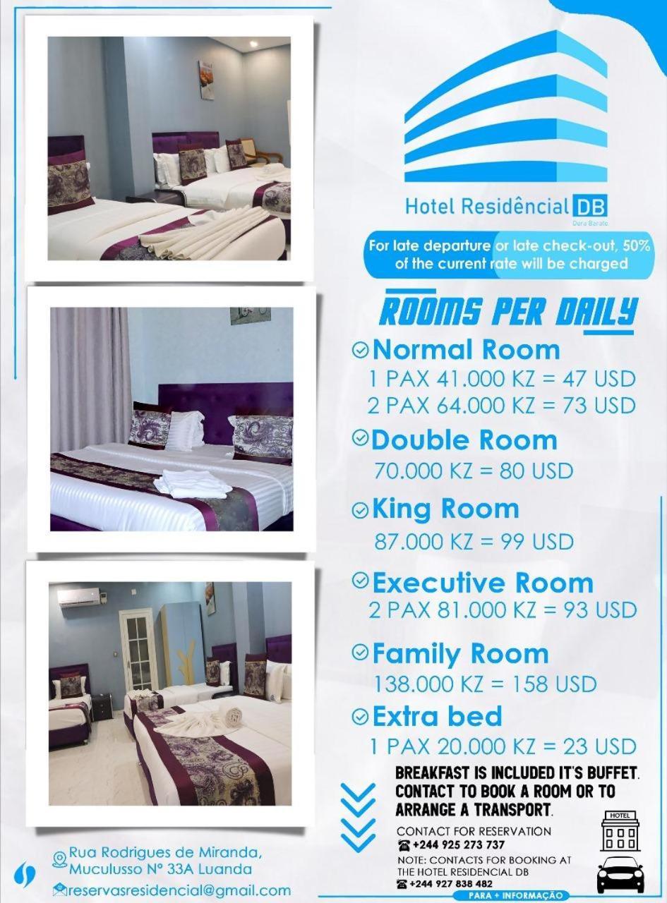 Residencial Db Hotel Luanda Ngoại thất bức ảnh